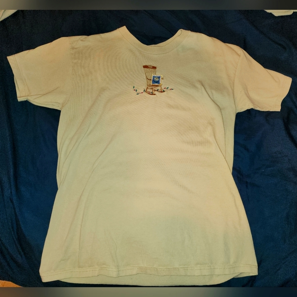 Top Threads Female L Cream T-shirt